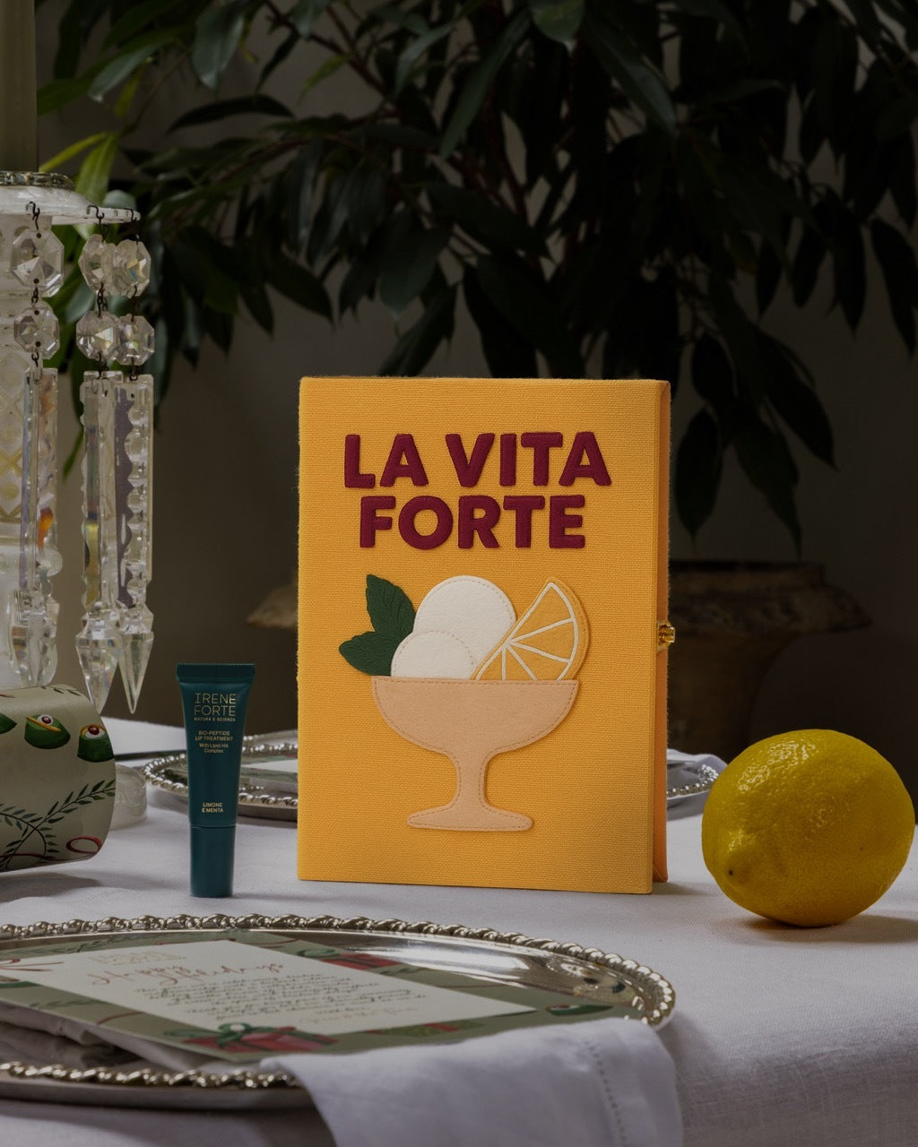 Olympia Le-Tan Collaboration – A MEETING OF WORLDS: SICILIAN SKINCARE MEETS FRENCH FASHION