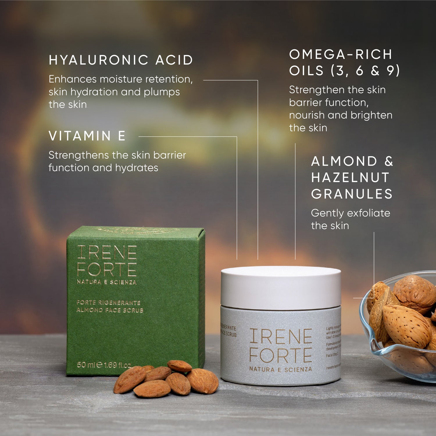 Mandel-Gesichtspeeling