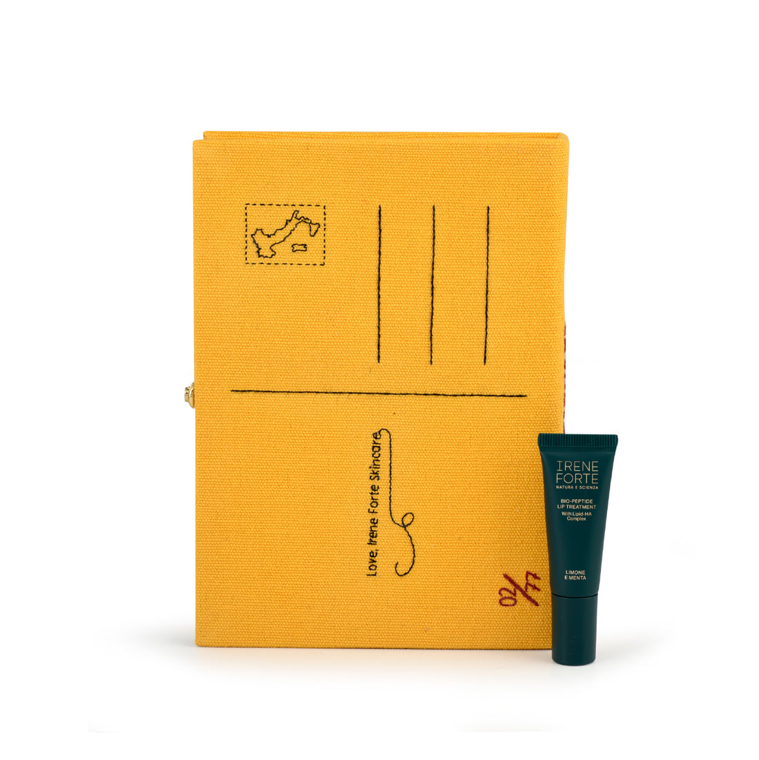 “La Vita Forte” Olympia Le-Tan Clutch & Bio-Peptide Lip Treatment